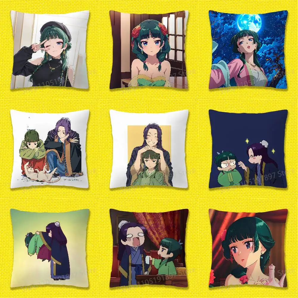 The Apothecary D-Diaries MaoMao Throw Pillow Case For 30x30cm 40x40cm 45x45cm 50x50cm 55x55cm Square Sofa Pillowcase Shell