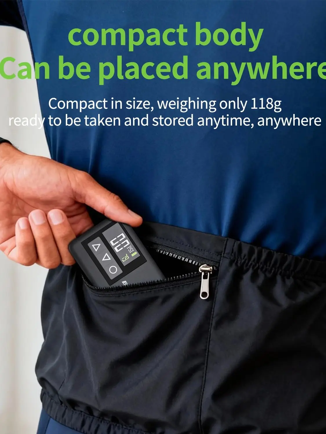 AliExpress Bikevee 120 PSI Portable Mini Bicycle Tire Inflator with Digital Gauge Auto Shut-Off Road MTB Bike Pump Electric Cycling Equipment