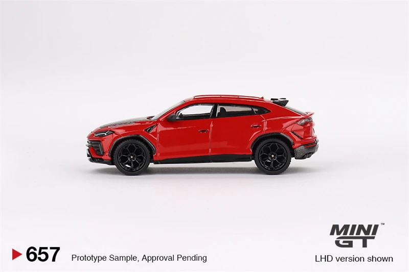 MINI GT Mijo Exclusives 1:64 Urus Performante Rosso Mars Diecast Model Car