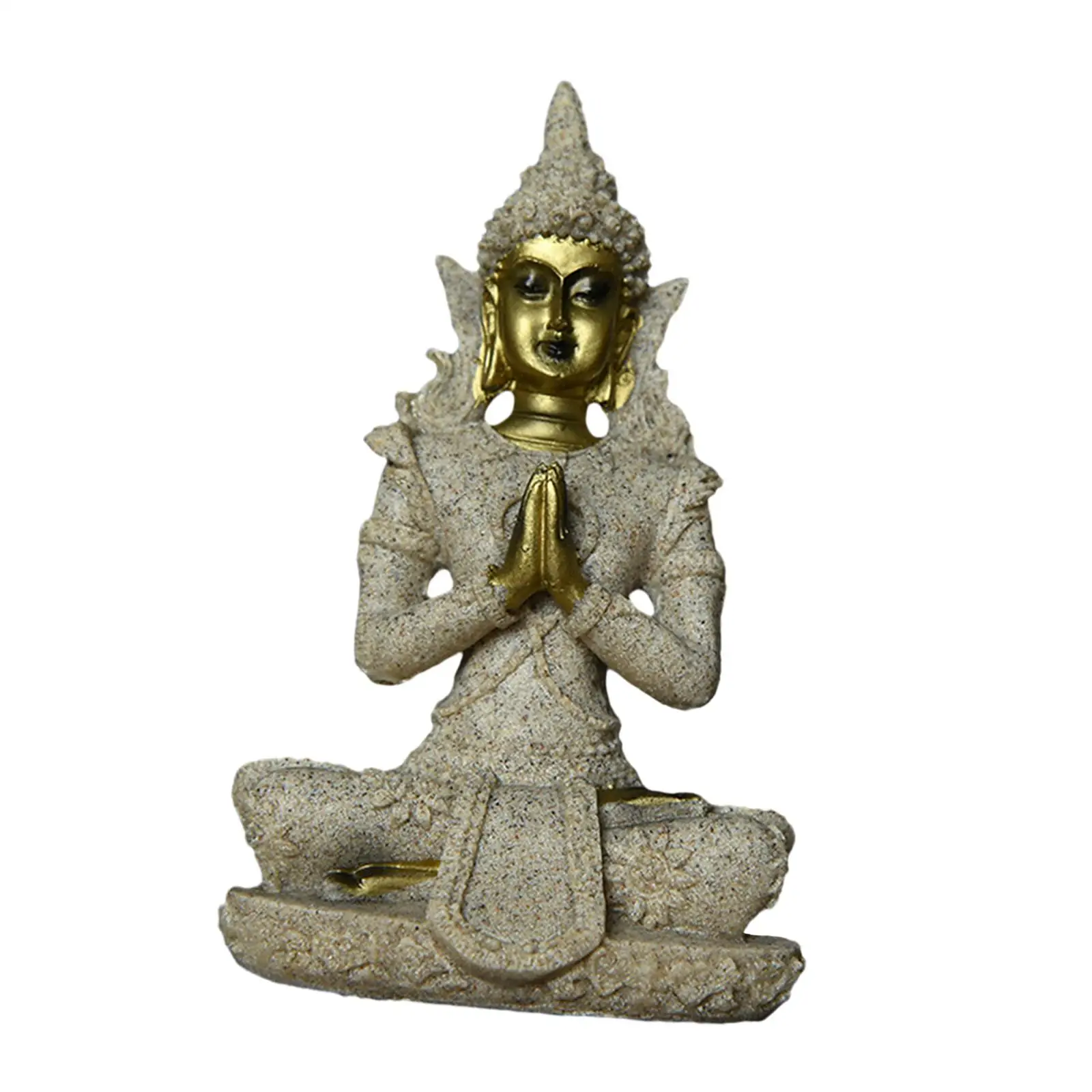 Buddhist Decor Resin Buddha Figure Statue for Home Office Tabletop Sculpture Ornament Thai Craft Antique Figurine Artwork - view 2