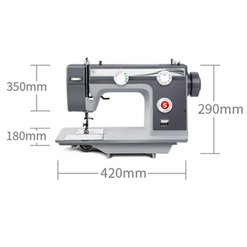 Heavy Duty Metal Shell 984 Electric Sewing Machine Multi-function Desktop Household Sewing Equipment With Overlock Stitch For Th