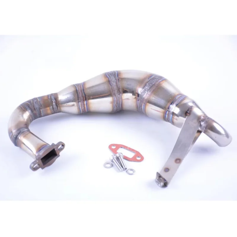 Full Handmade Tuned Pipe Exhausted Pipe for 1/5 Scale LOSI DBXL Compatible for RCMK XCR