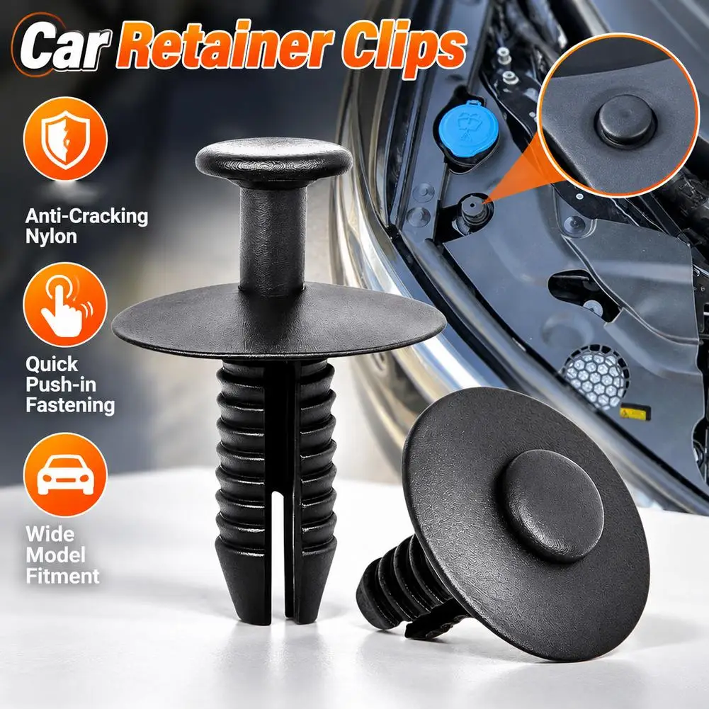 50-200pcs Car Bumper Trim Door Sill Wheel Arch Clip Retainer for 3 5 7 Series 51118174185 Interior Accessories Car Rivet Clip