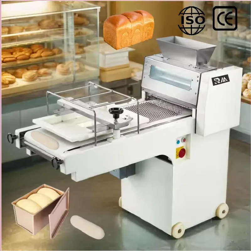 유럽식 상업용 페이스트리 및 빵 성형기 완전 자동 토스트 및 빵 제조기
