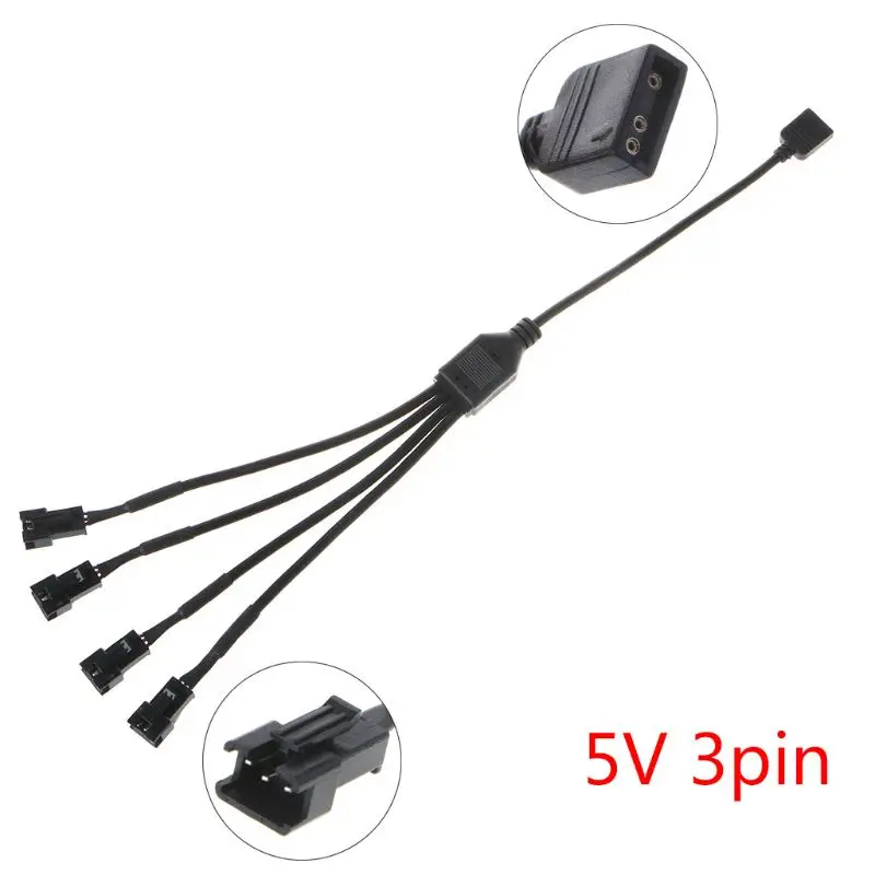 

5V to 3Pin Fan Adapter Cord for Computer Motherboard Transfer Cable