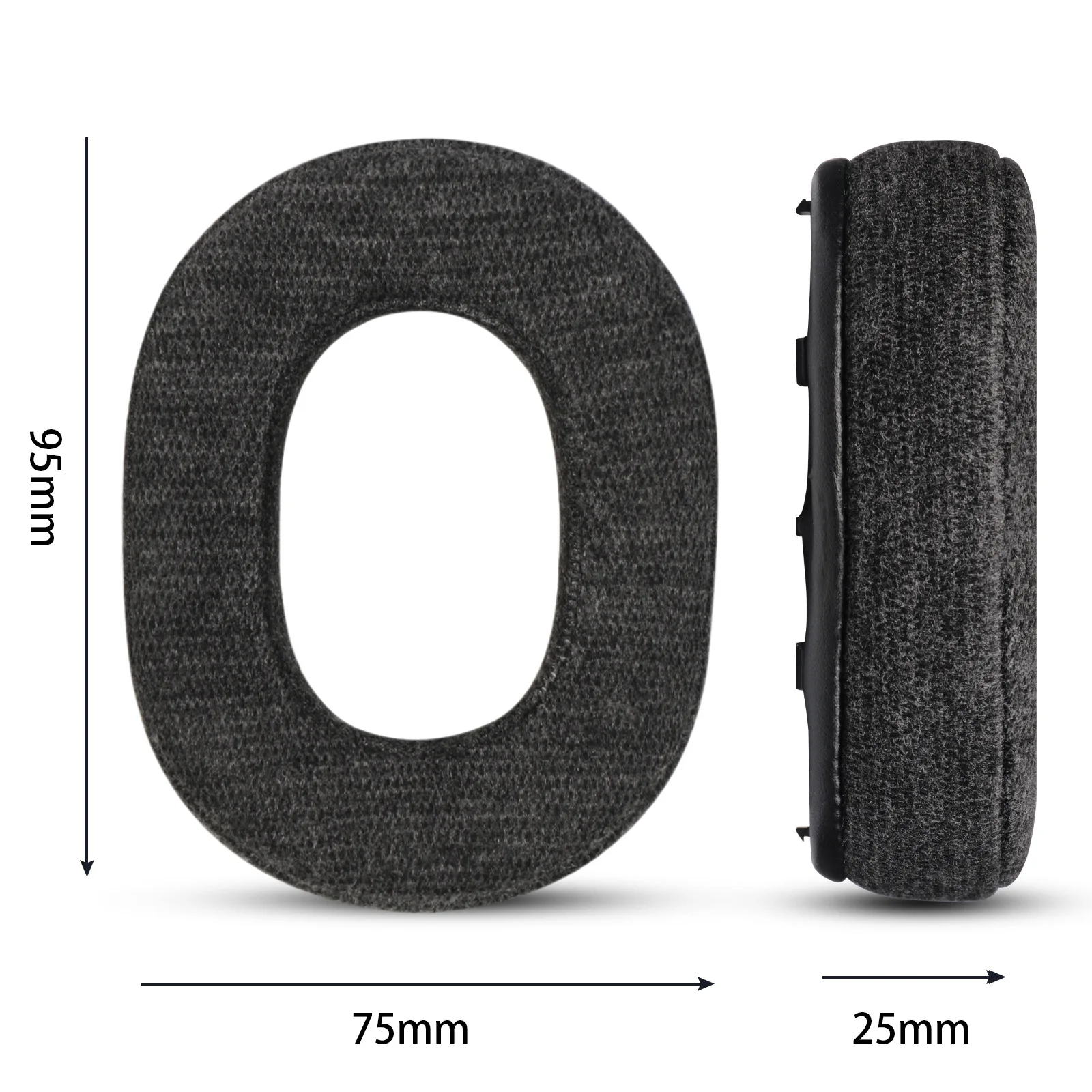 เปลี่ยนผ้าฝ้ายที่เป็นมิตรกับผิวแผ่นรองหูฟังสำหรับโซนี่ WH1000XM2 MDR 1000X หูฟังอะไหล่สวมใส่สบาย