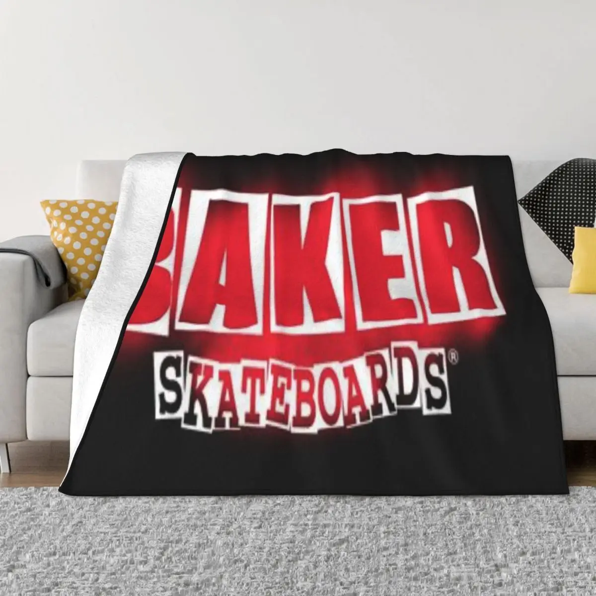 

Baker Skateboards 107 Anime Knee Blanket Winter Warm Blanket Throw Blanket