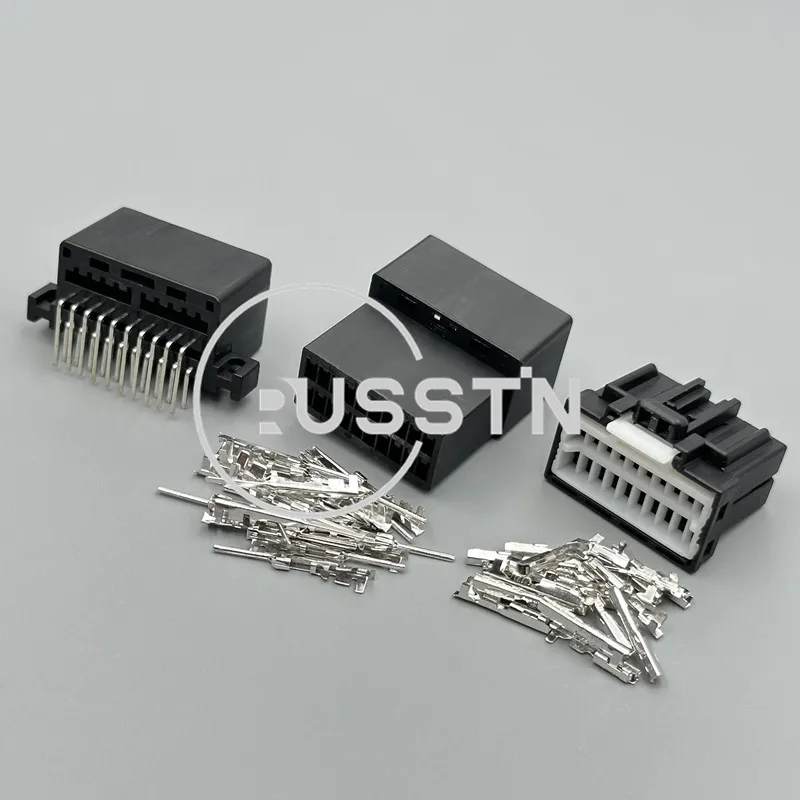 1 Set 20 Pin 175975-2 AC Assembly Automotive Connector PCB Socket Auto Wiring Harness Plug 175967-2