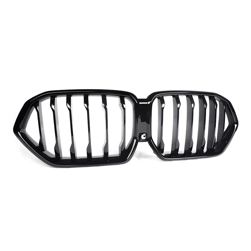 G06 Grill ABS Gloss Black Single Slat Grill For BMW X6 G06 Pre-LCI 2020 2021 2022 1-Slat Front Bumper Grille