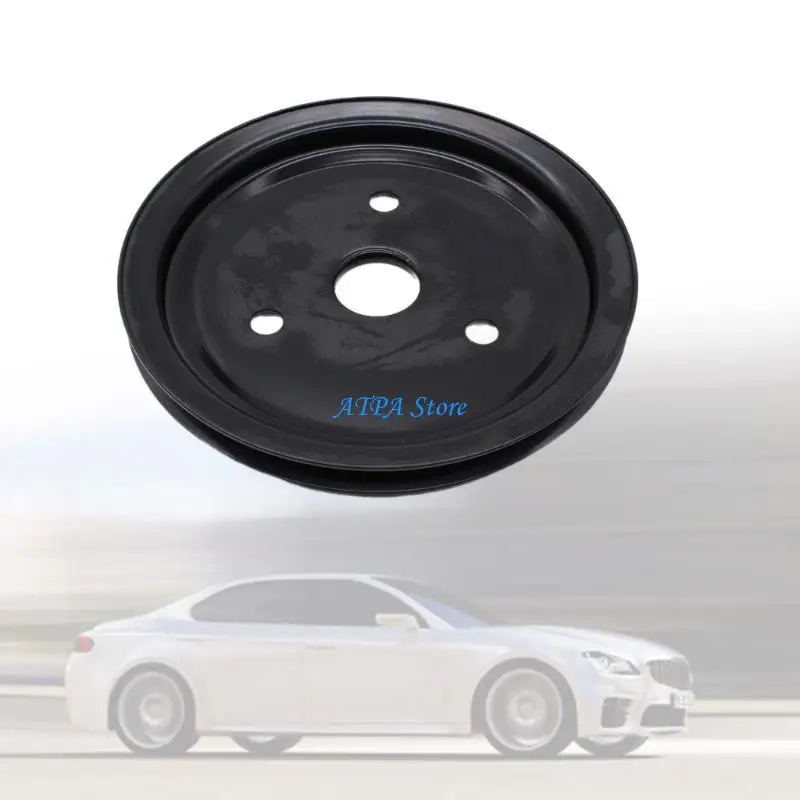 U13C Durable V Belt Crankshaft Pulley Single Grooves SWP Short Water Pump Corrosion Resistant Compatible For SBC 283 302 350