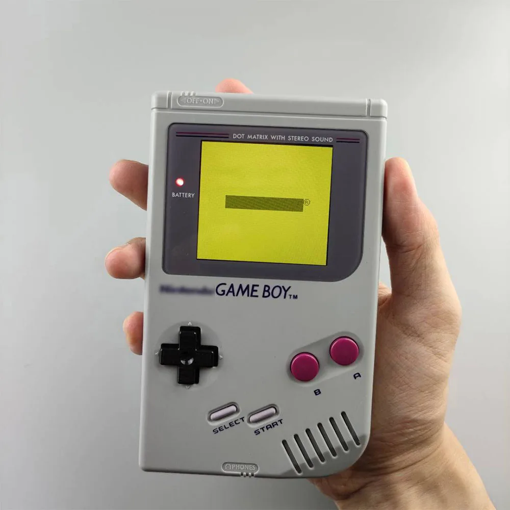 전체 화면 IPS LCD 키트 교체 GB DMG IPS LCD 백라이트, 높은 조명 밝기 36 빈티지 배경 색상 조정 가능