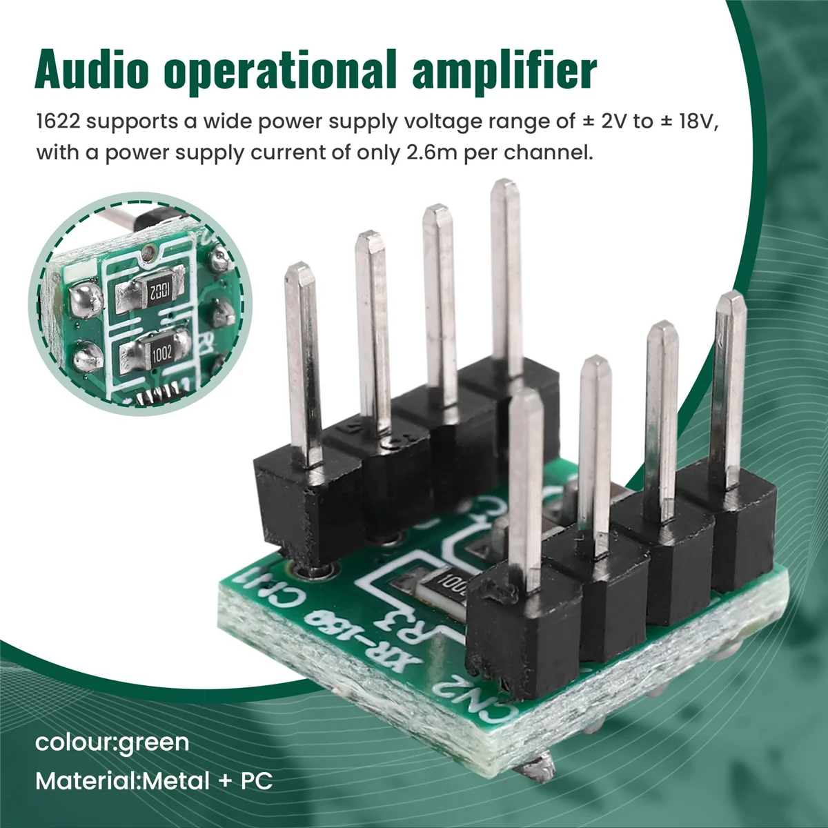 Opa1622 Dip8 Double Op Amp Finished Product Board High Current Output Low Distortion Op Amp Upgrade