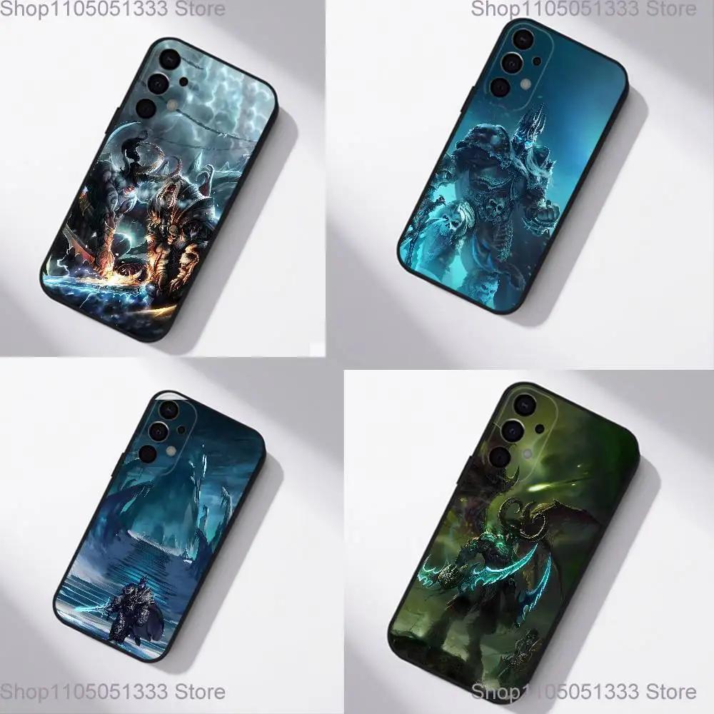 

The World of W-Warcraft Game Phone Case For Samsung S25,S24,S21,S22,S23,S30,Ultra,S20,Plus,Fe,Lite,5G Black Cover