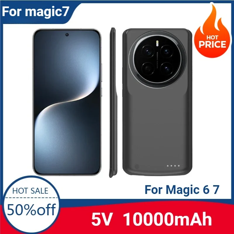 

10000mAh Powerbank Cover For HONOR Magic 7 6 Pro External Battery Charger Cases Portable Power Bank Cover For Magic 6 7
