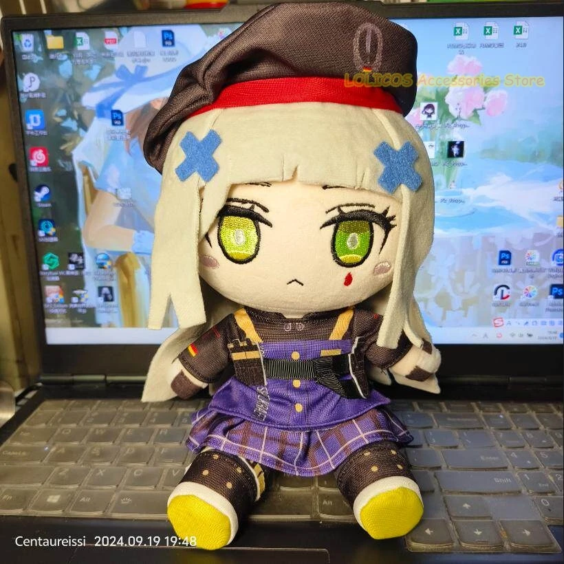 

Game Klukai Girls Frontline HK416 Fumo Series Cute Sitting Pillow Anime Cosplay Cartoon Kawaii Mascot Xmas Gifts