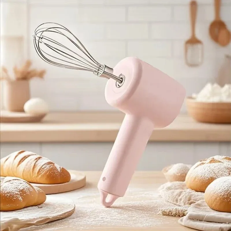 

1pc Multi-Functional Electric Egg Beater - Powerful Whisking Tool for Effortless Mixing, Beating, and Whipping