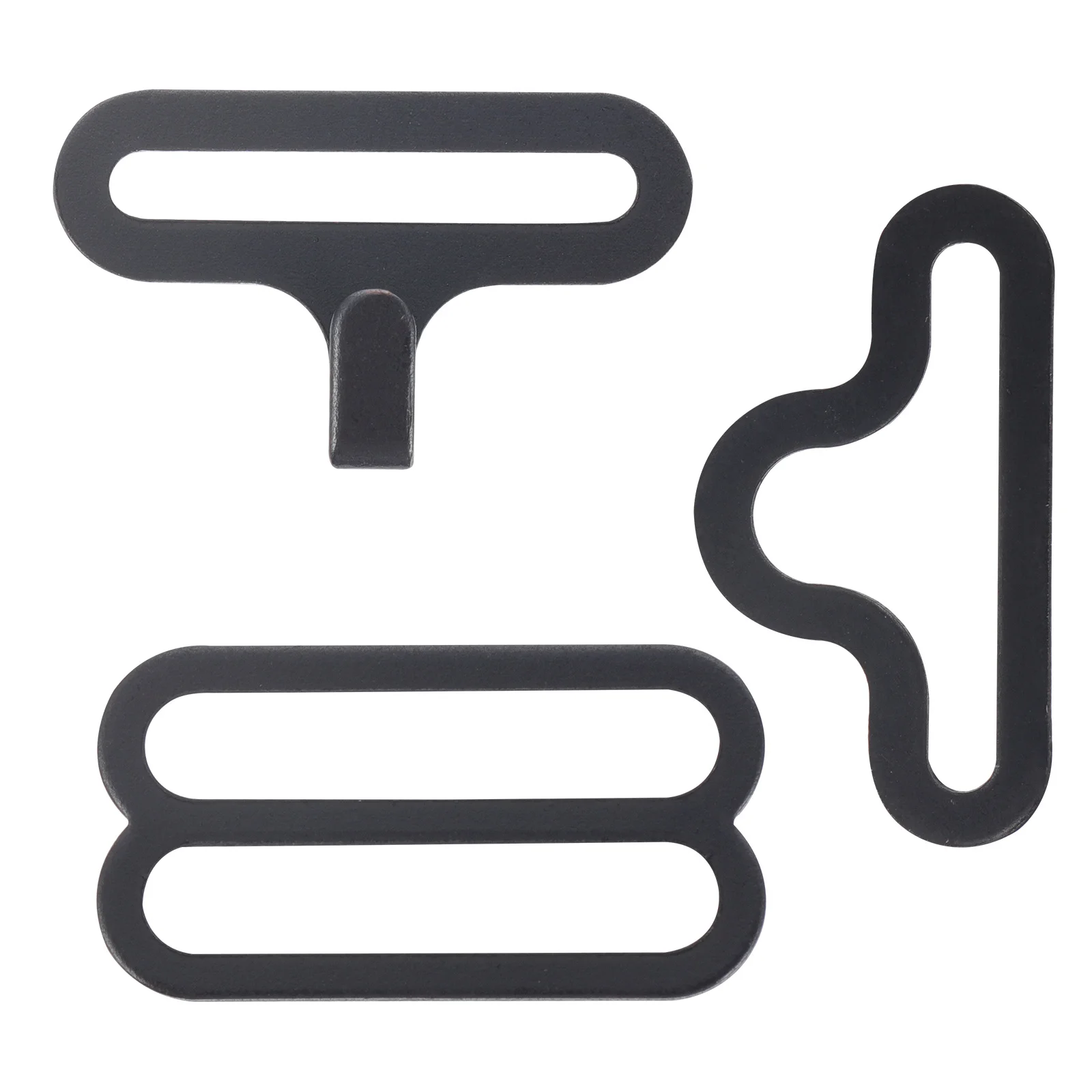 

50 set Bow Tie Clips 50 Sets Iron Hook Fasteners Diy Strap Buckles For Clothing Accessories Underwear Sling Necktie Metal Snap