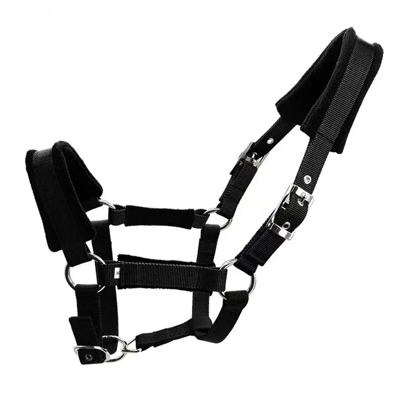 New Adjustable Horse Halter Bridle Soft Horse Riding Equipment Equestrian Horse Protect Cheval Sport Accessories