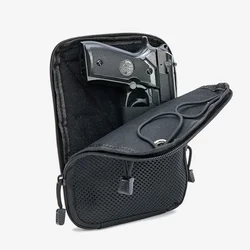 Molle Tactical Concealed Gun Holster Pouch EDC Magazine Pouch for Universal Handguns Pistol Carry Holster Waist Fanny Pack