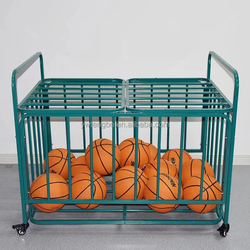 간편 접이식 공 카트 농구 축구 배구 보관용-유치원 야외 스포츠 용품