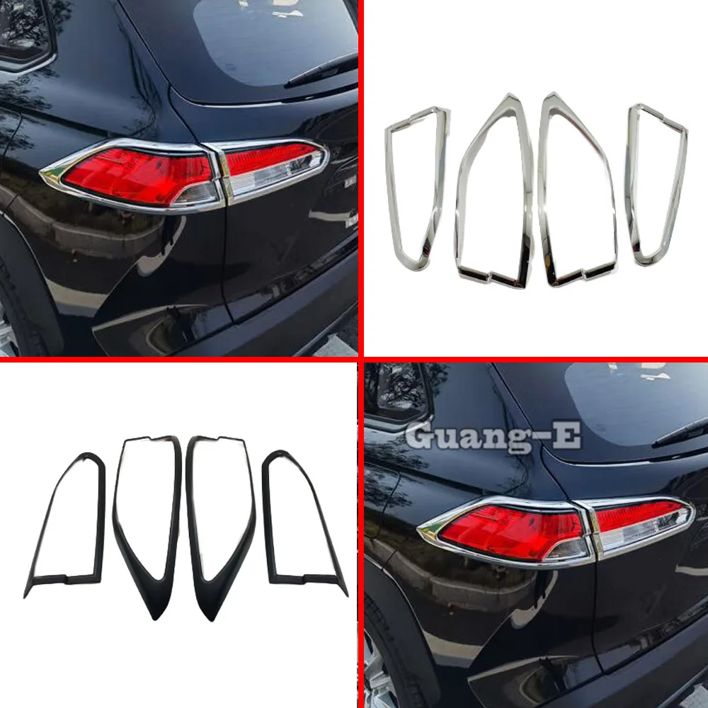 

For Toyota Corolla Cross XG10 2022 2023 2024+ ABS Car Rear Tail Light Lamp Frame Eyebrow Decoration Cover Exterior Accessories