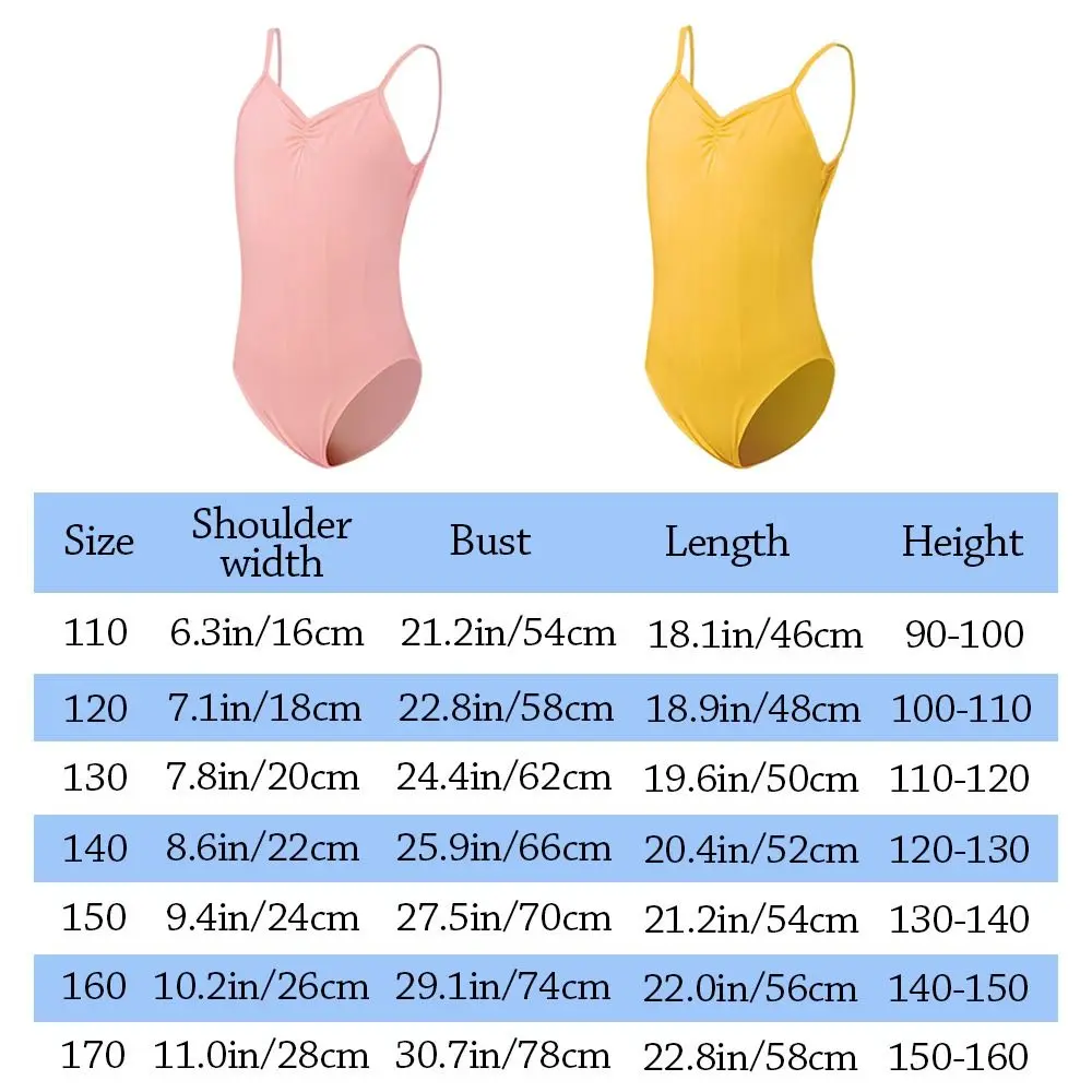 ชุดบอดี้สูทบัลเลต์ผ้าฝ้ายแฟชั่น คอวี สำหรับนักกายกรรมมืออาชีพ แบบยืดหยุ่น ไม่มีแขน สำหรับเด็กผู้หญิง