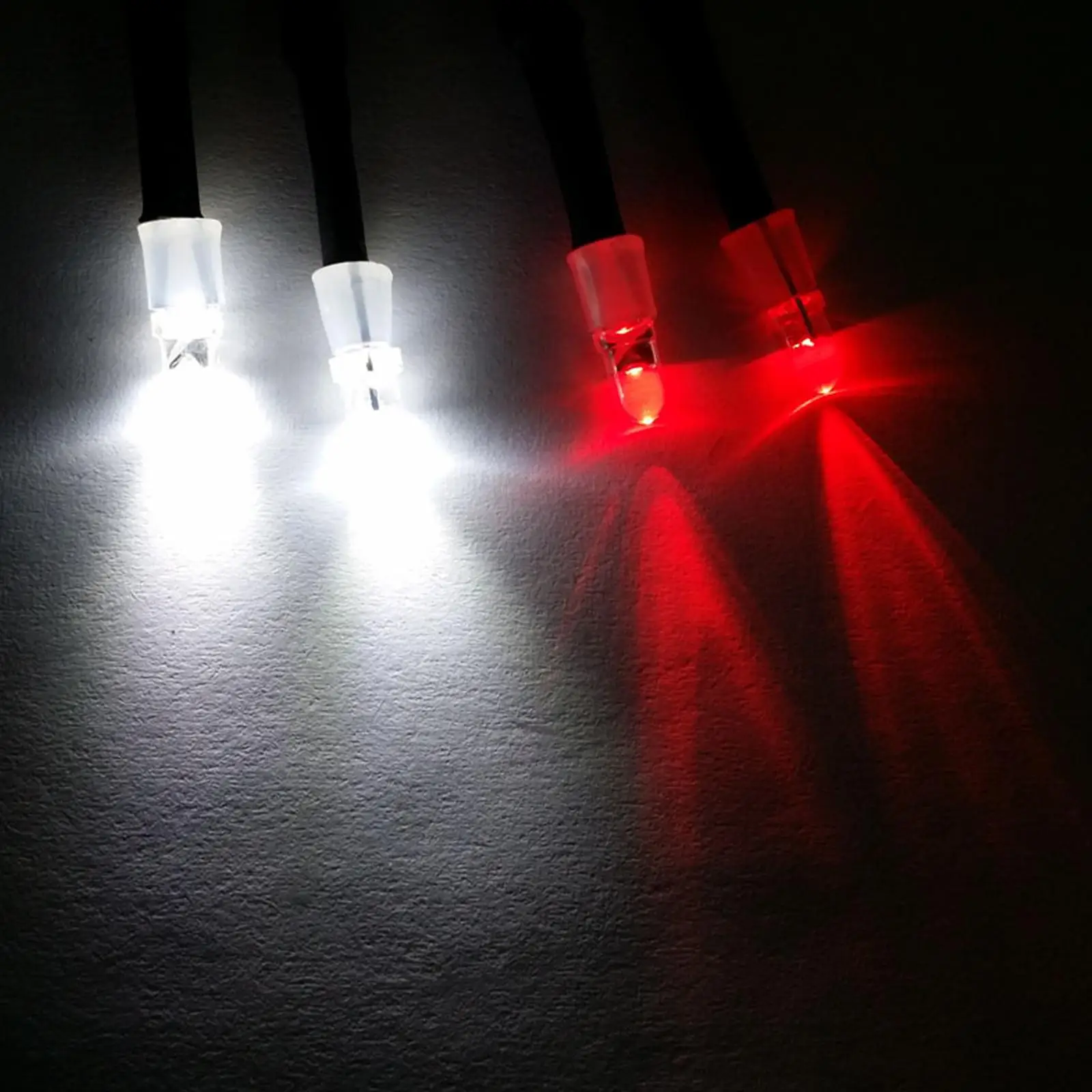 

1 24 RC Car Headlight LED Bumper Lamp Set Plastic Replacement Parts for Axial SCX24 Crawler Upgrades Model Rc Car Accessory