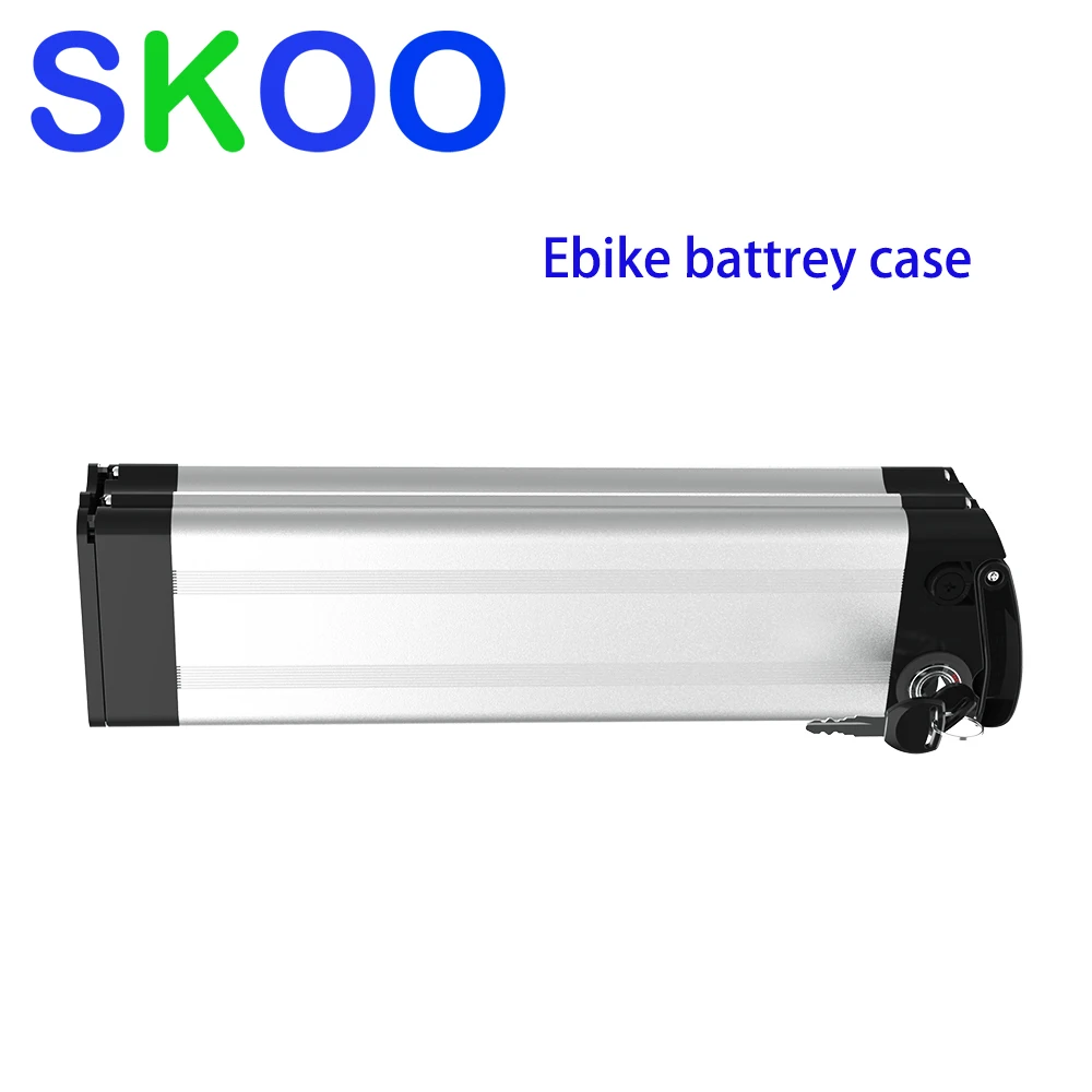 

24V 36V 48V Sliver Fish Ebike Battery Case Box 70PCS 18650 Cells Lithium Battery Case Box Electric Bike Empty Akku Battery Box