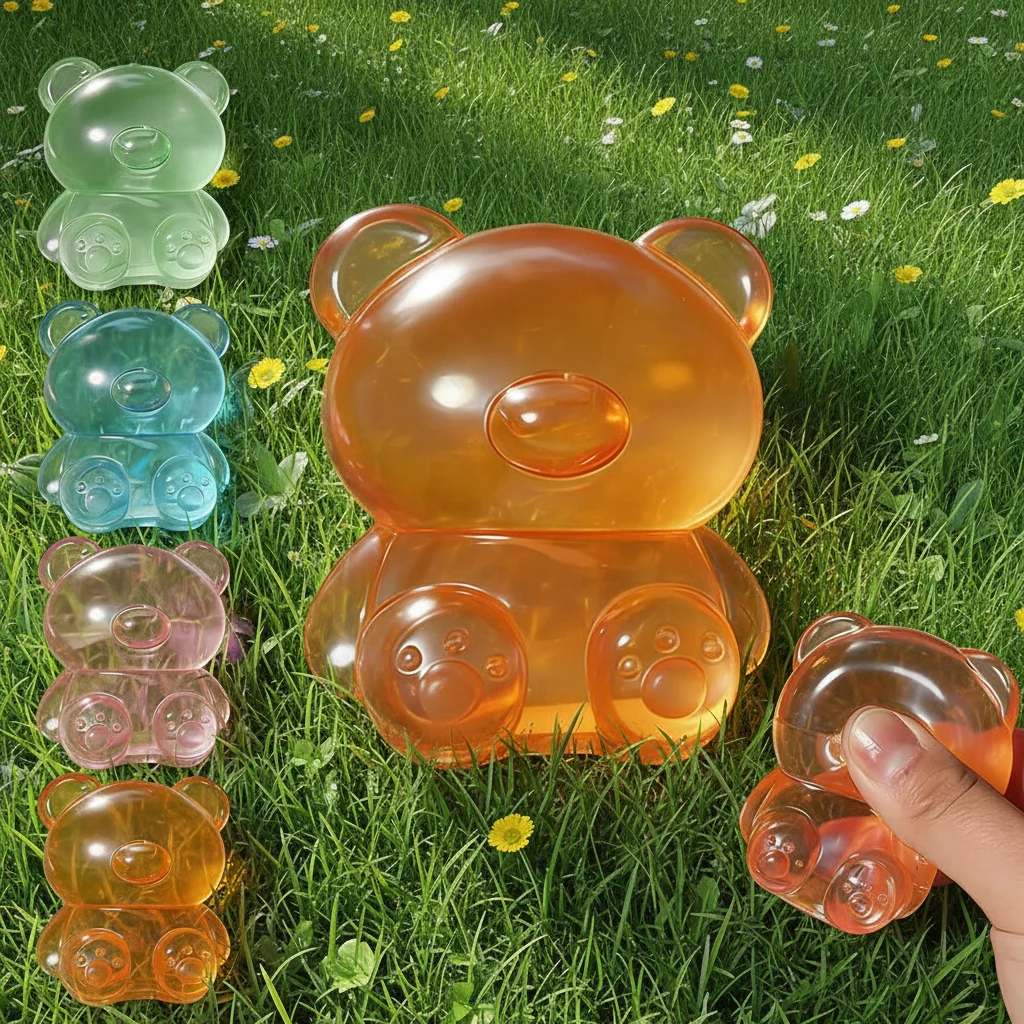 1Pcs Little Bear Sensory Squeeze toy Soft Squishy Decompression Toy Slow Recovery Stress Relief Ball For Adult Anxiety Relief