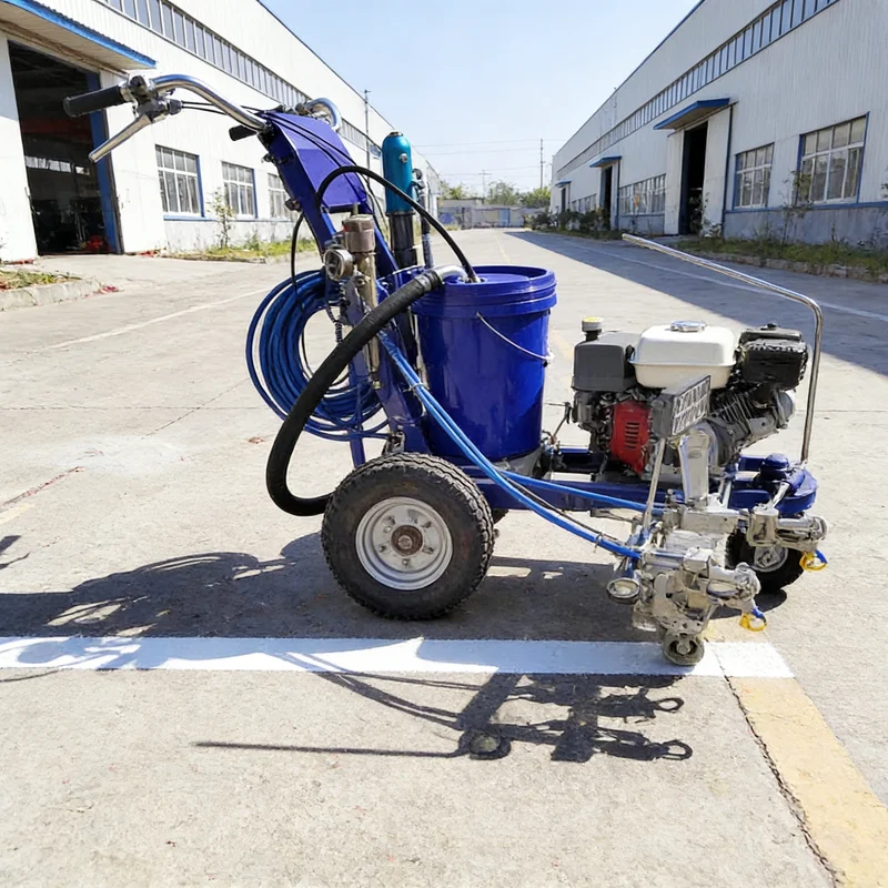 

Customized Heavy Duty Cold Airless Spraying Road Marking Machine for Industrial Parking Lot Lines