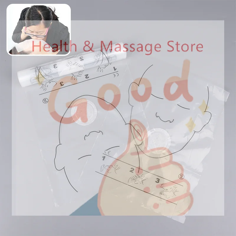 【WA】5/30PCS Disposable CPR Training First Aid Resuscitator Mask CPR Face Shield Roll Portable Breathing Mask Rescue Kit Tool