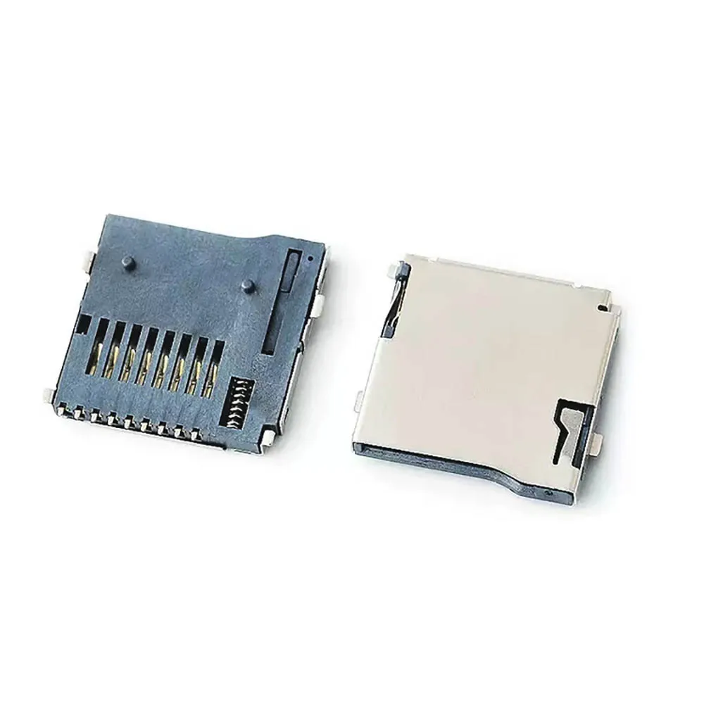 

10PCS 9Pin Micro SD Card Slot Connectors Size 14*15mm TF Card Deck Fit For Phone Tablet Vehicle Navigation The pop-up