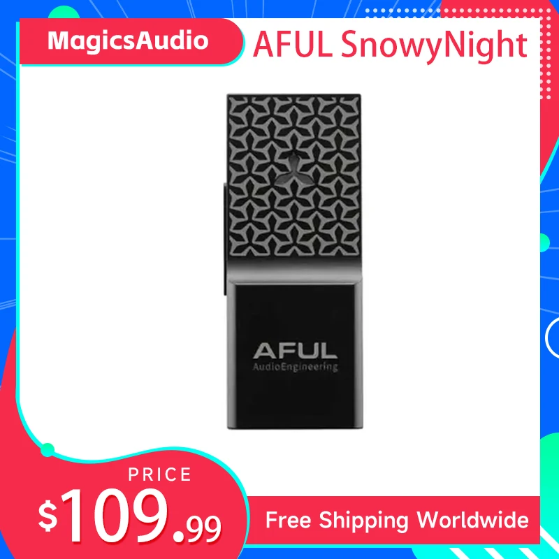 AFUL SnowyNight Portable USB DAC & AMP Dual CS43198 Chips Lossless Transmission 32/768kHz PCM DSD256 3.5mm 4.4mm Balanced