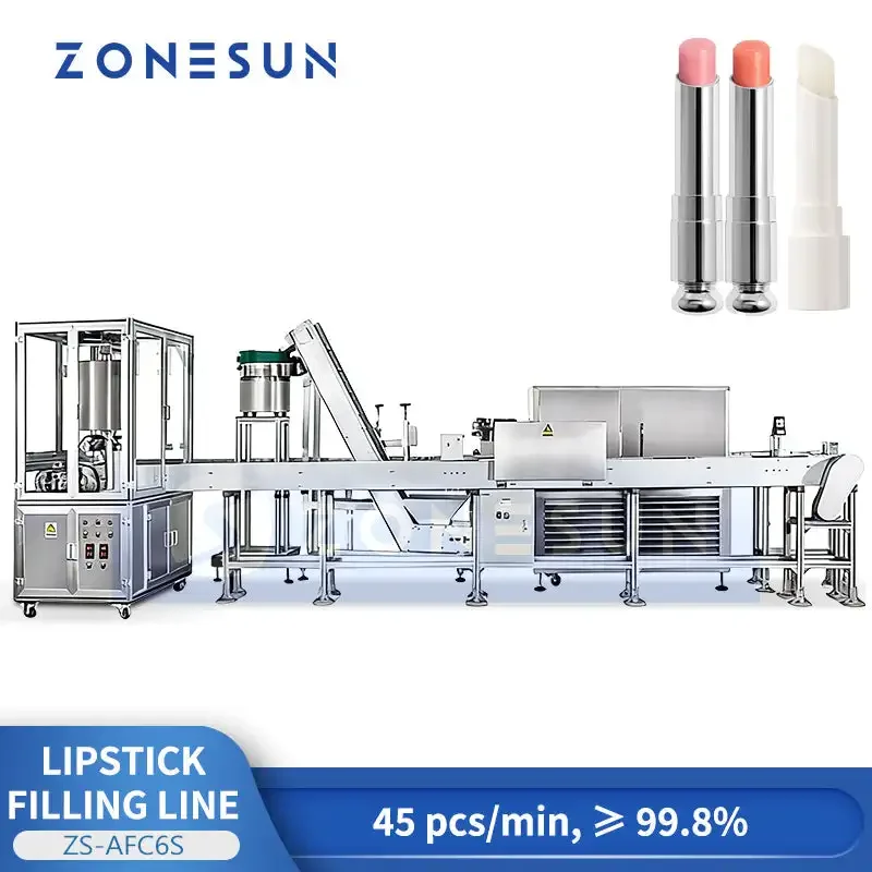 ZONESUN ZS-AFC6S Automatic Lipstick and Lip Balm Heated Filling Capping