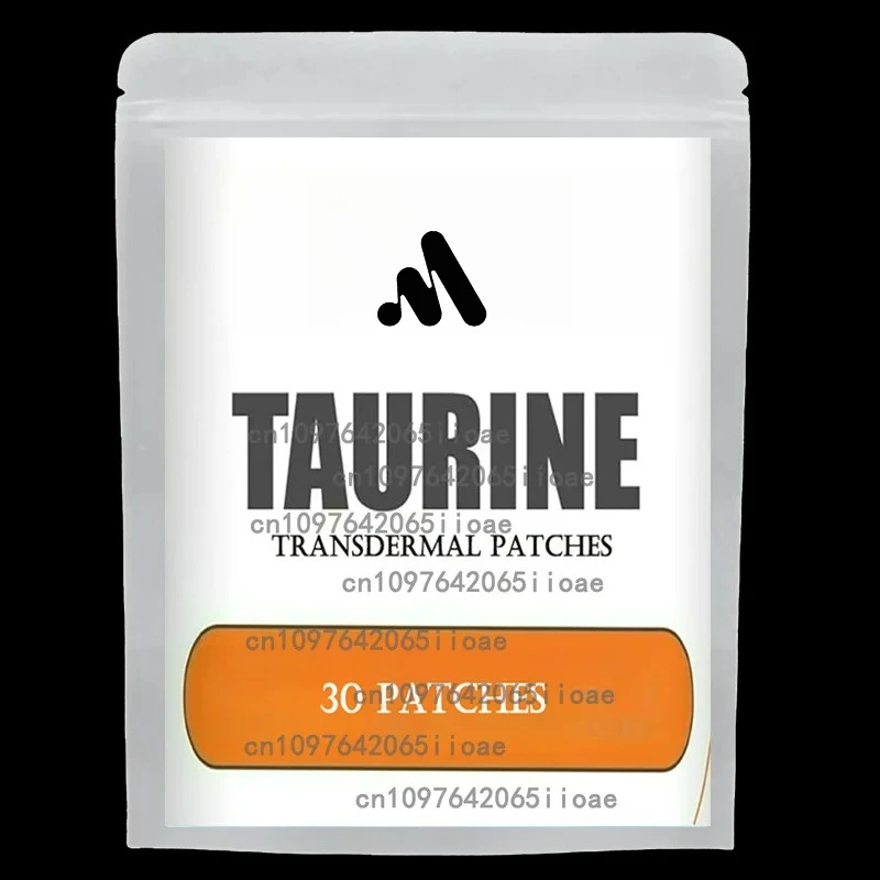 

30 Patches Taurine Monohydrate Transdermal Patches, Muscle Strength, Focus, Memory - Best Creatine for Muscle Growth