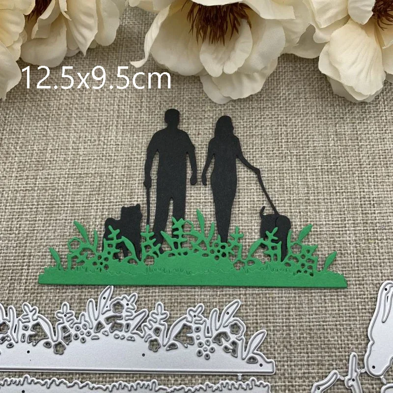 الحيوان الأسرة المعادن قطع يموت الإستنسل DIY بها بنفسك سكرابوكينغ الزخرفية النقش الحرفية يموت قطع قالب القالب #4