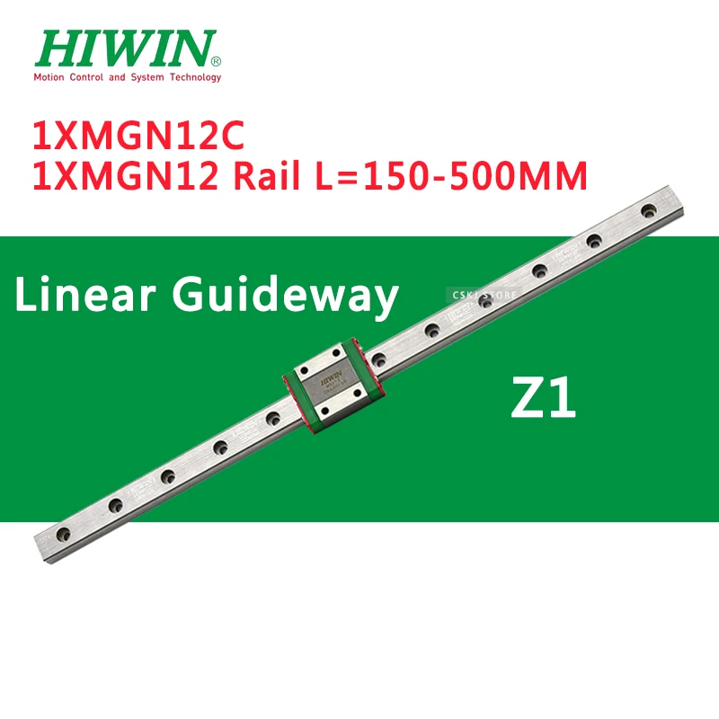 

HIWIN MGN12C Z1 HIWIN MGN12 Linear Rail 250MM 270MM 280MM 300MM 350MM 400MM 450MM 500MM+ HIWIN MGN12C Block Z1