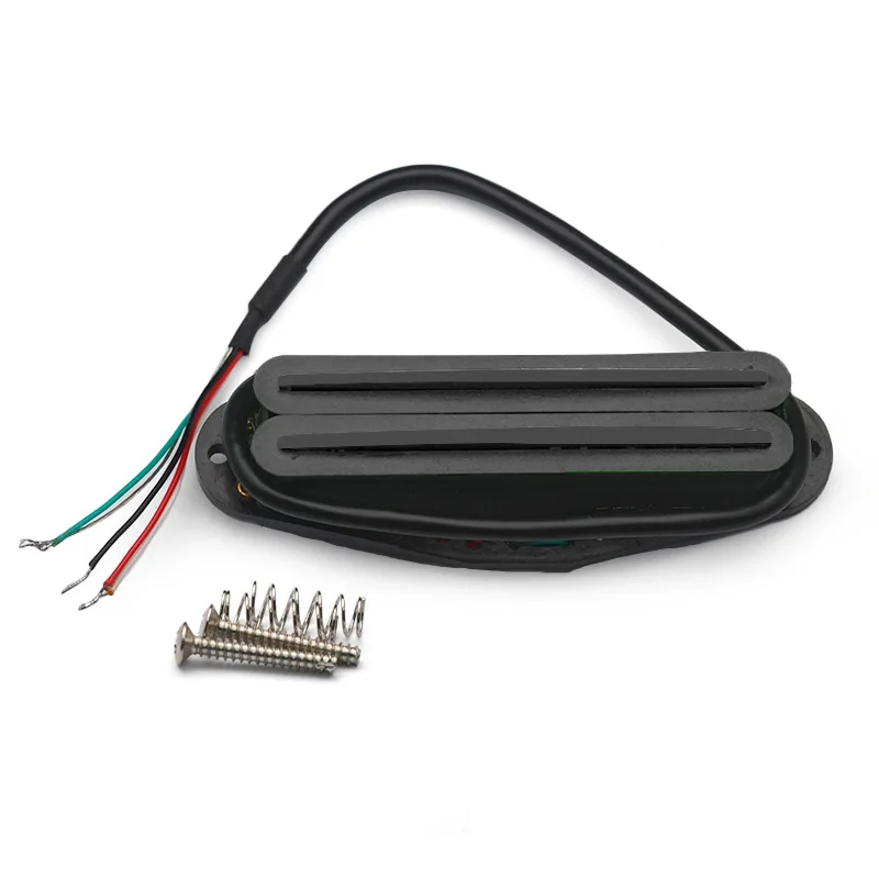 Electric Guitar Pickup, Low Noise Dual Coil Single Pickup, Small Dual Track Electric Guitar Pickup