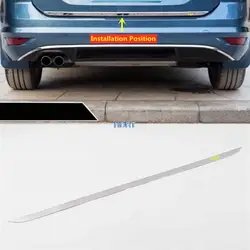 Car Styling Bumper Molding Stainless Steel Trim Rear Back Tail Gate Door Edge Trunk Strip For VW Volkswagen Touran L 2016-2021