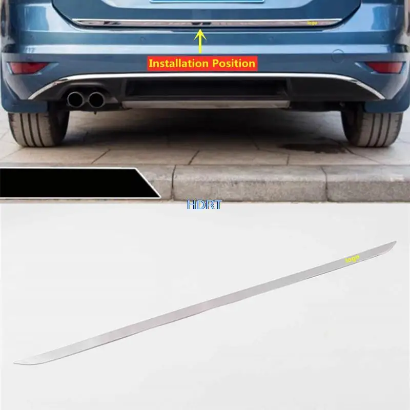 Listwa ozdobna ze stali nierdzewnej do tylnych drzwi bagażnika do VW Volkswagen Touran L 2016-2021