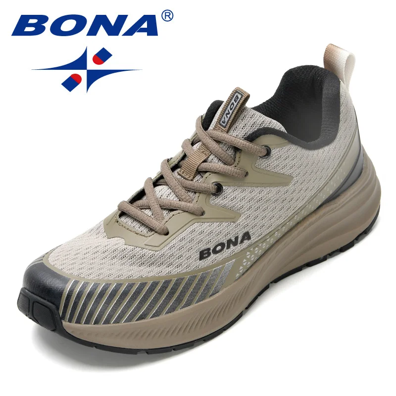 BONA Men's Running Shoes - Shock Absorbing, Anti-Slip & Breathable