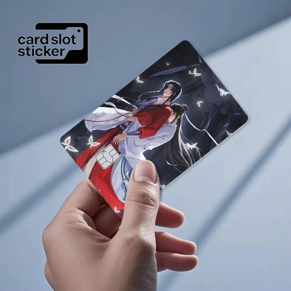 Maiden H-Heaven Officials Blessing  Credit Card HD Stickers Small Chip Waterproof Sticker Game Card Decal Gift