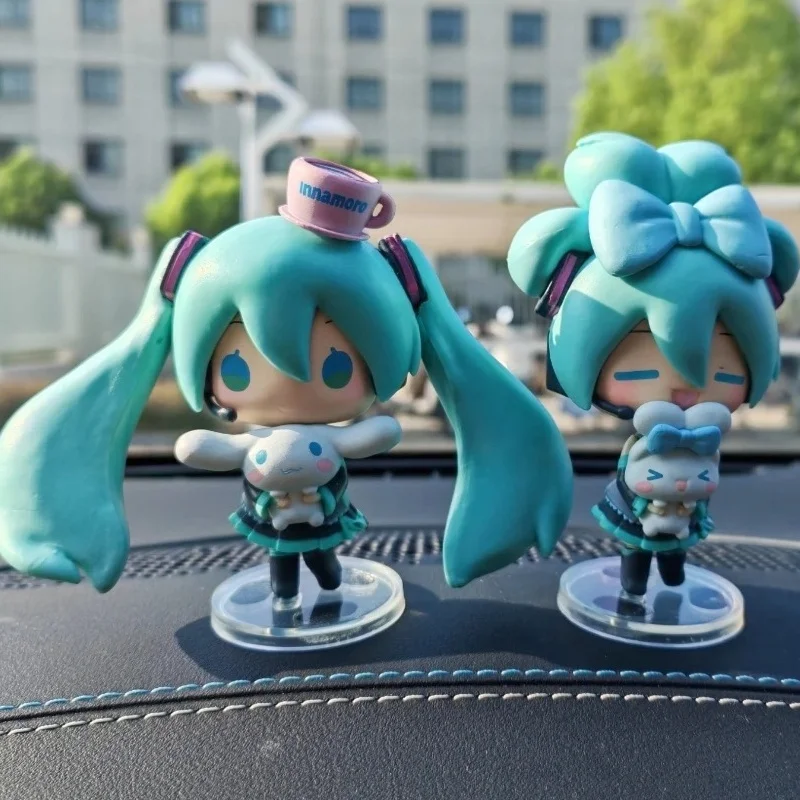 Vocaloid Hatsune Miku Future Big Eared Dog Jade Guigou Can Change Face And Hand Made Anime Animation Peripheral Toys Replica