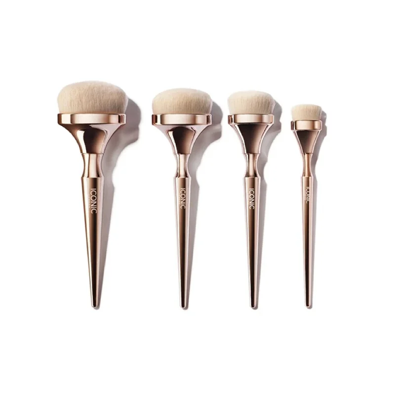 TT Drunk Gold Series | Makeup Brush Portable Suit 4 PCs 9 PCs