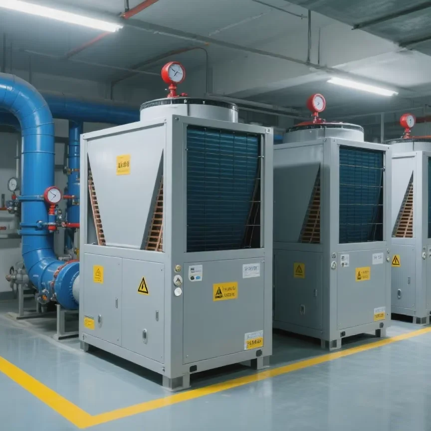 Low Noise Chilling Equipment Industrial Water Chiller Water Chiller air Cooler Machine Combinable Modular  air Source Heat Pumps