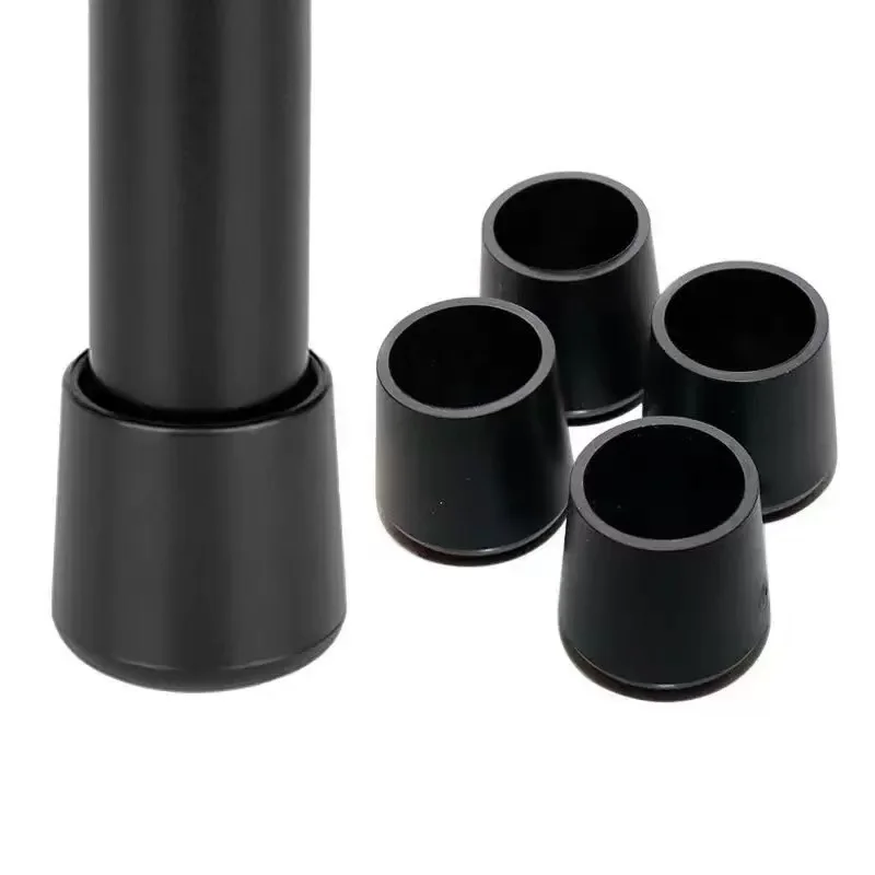 Thick Round Rubber Chair Leg Pad 10/12/14/16/20mm Anti-slip Silent Foot Cover Floor Protection Cap Furniture Table End Plug