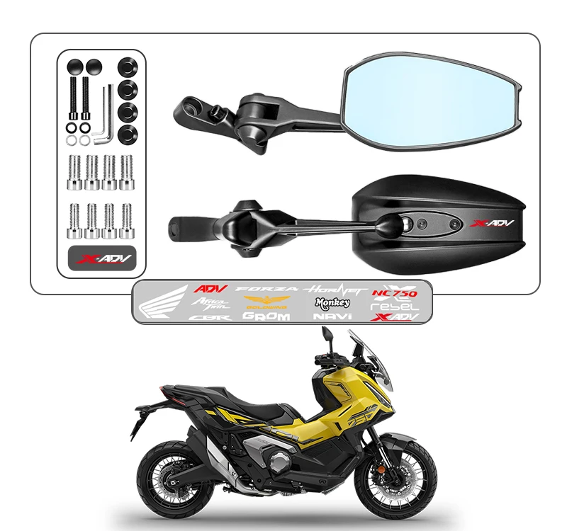 

Motorcycle Modification Universal Rearview Mirror Suitable For HONDA X ADV X-ADV XADV 750 XADV750 Accessories