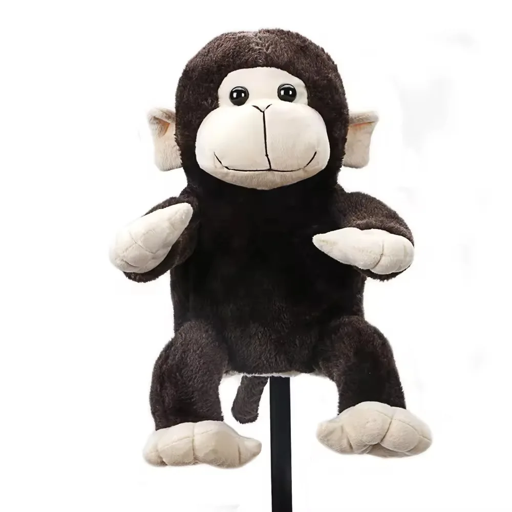 

Golf club cover No. 1 wood club cover cap cover club head protective cover animal plush monkey
