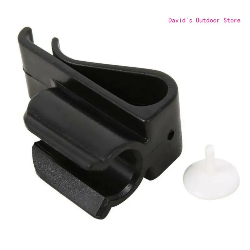 14 pezzi borsa da golf clip su putter morsetto portaoggetti durevole ABS nero mettendo clip accessori da golf per X3UA