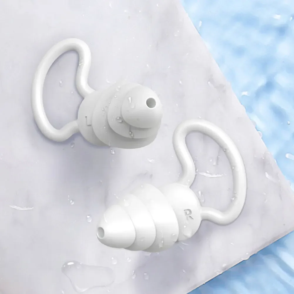 

Three-layer Silicone Anti-noise Earplugs for Sleeping Snoring Airplanes Travel Noise Reduction Canceling Hearing Protection